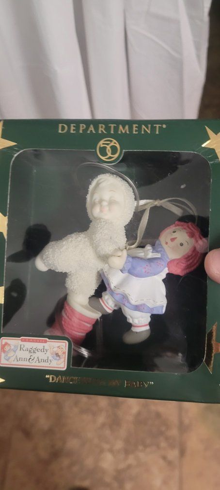 Department 56 Snowbabies Raggedy Ann & Andy "Dance With My Baby" Ornament