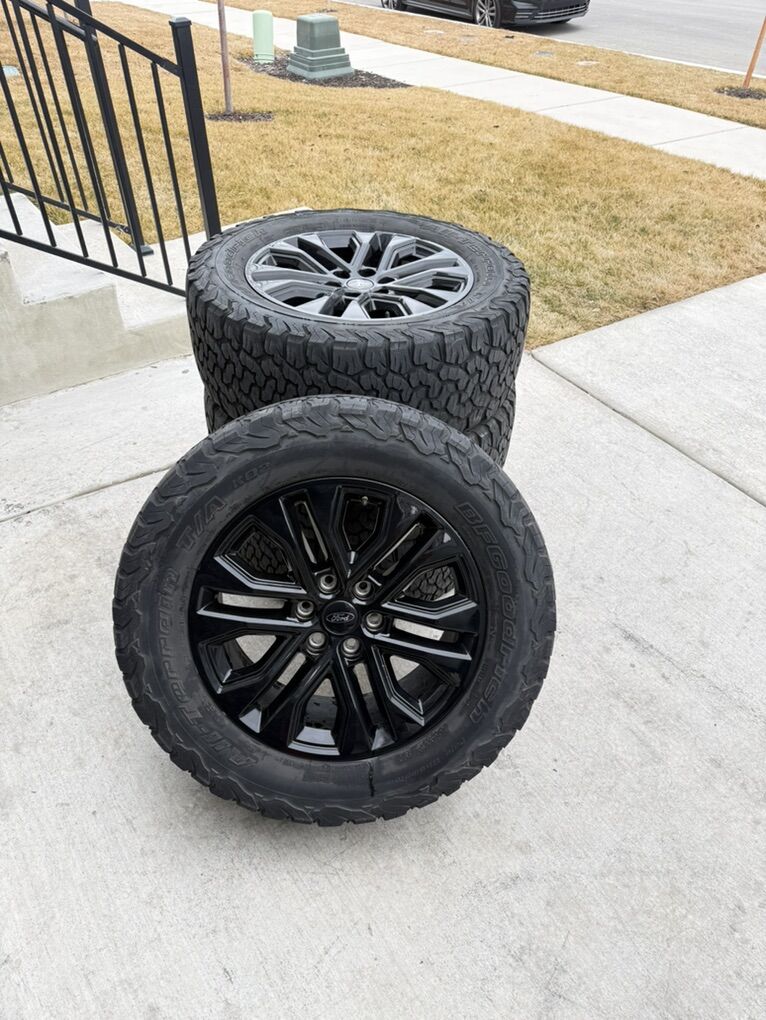 Ford F150 Rims and Tires 285/60R20 Bfgoodrich Ko2