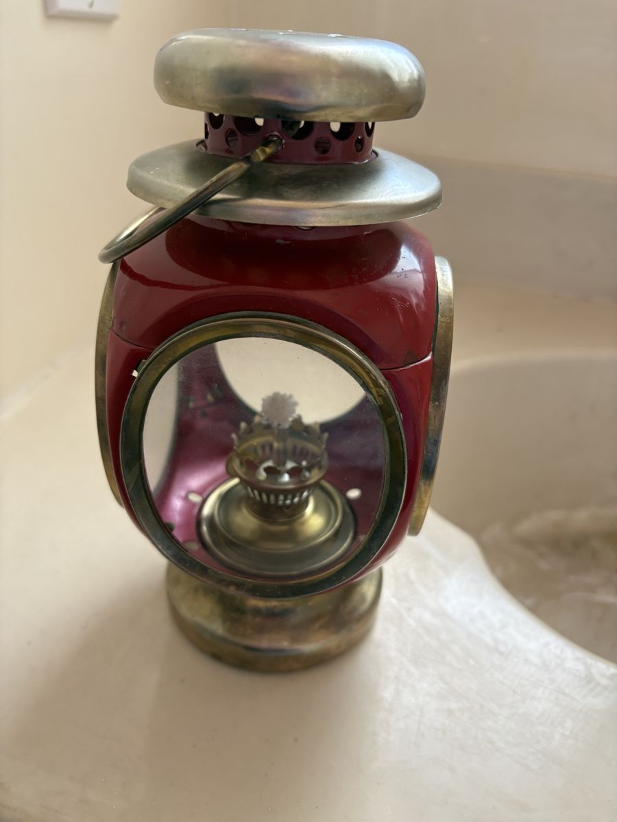 Decorative Red Oil Lamp