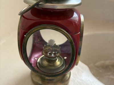 Decorative Red Oil Lamp