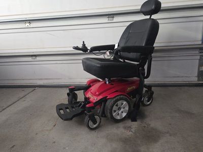 Pride Mobility Jazzy Select 6 Power Wheelchair - Red, Electric Mobility Scooter