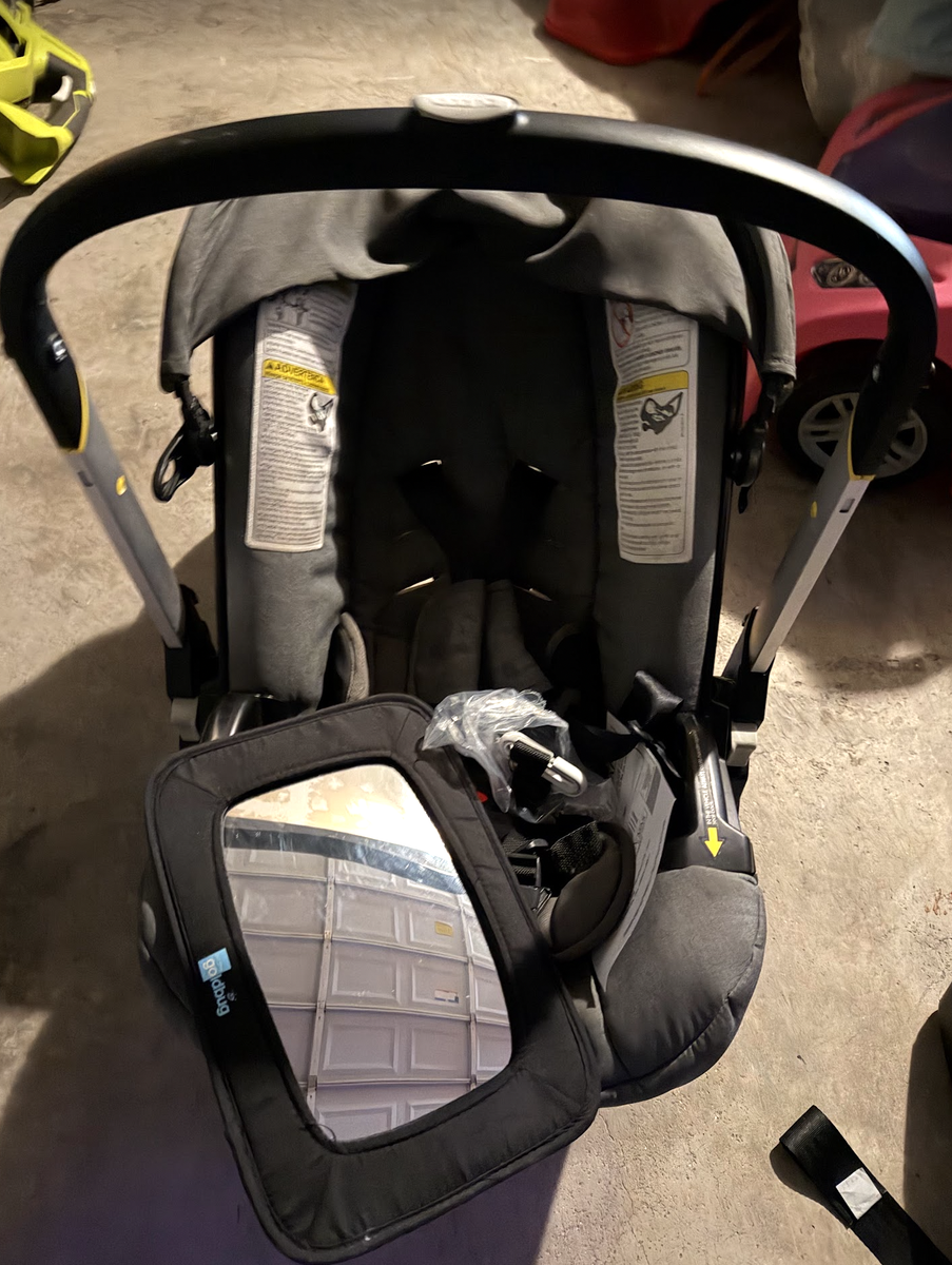 Doona Infant Car Seat & Stroller Combo + Base + Backpack