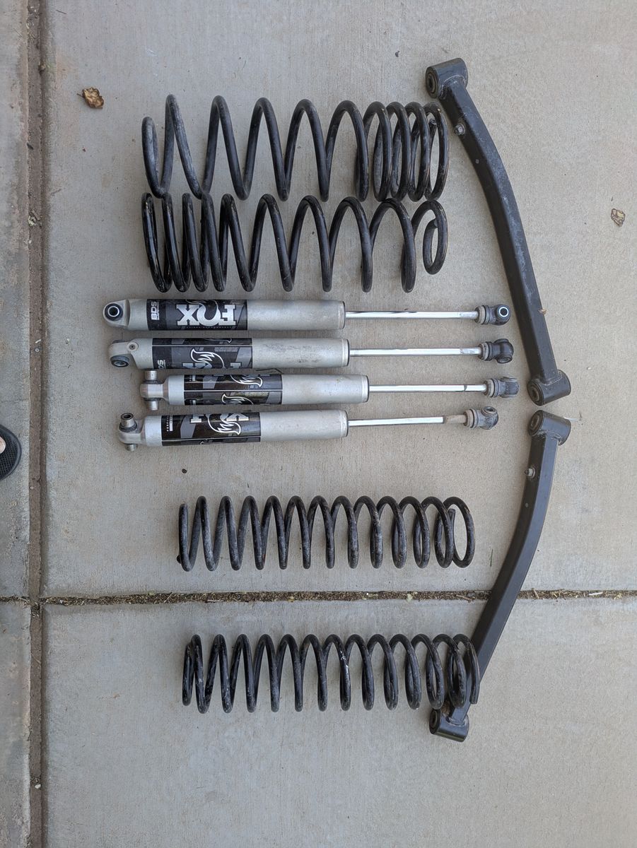 Fox Shocks, Springs, Lower Control Arms