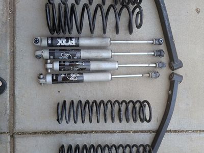 Fox Shocks, Springs, Lower Control Arms