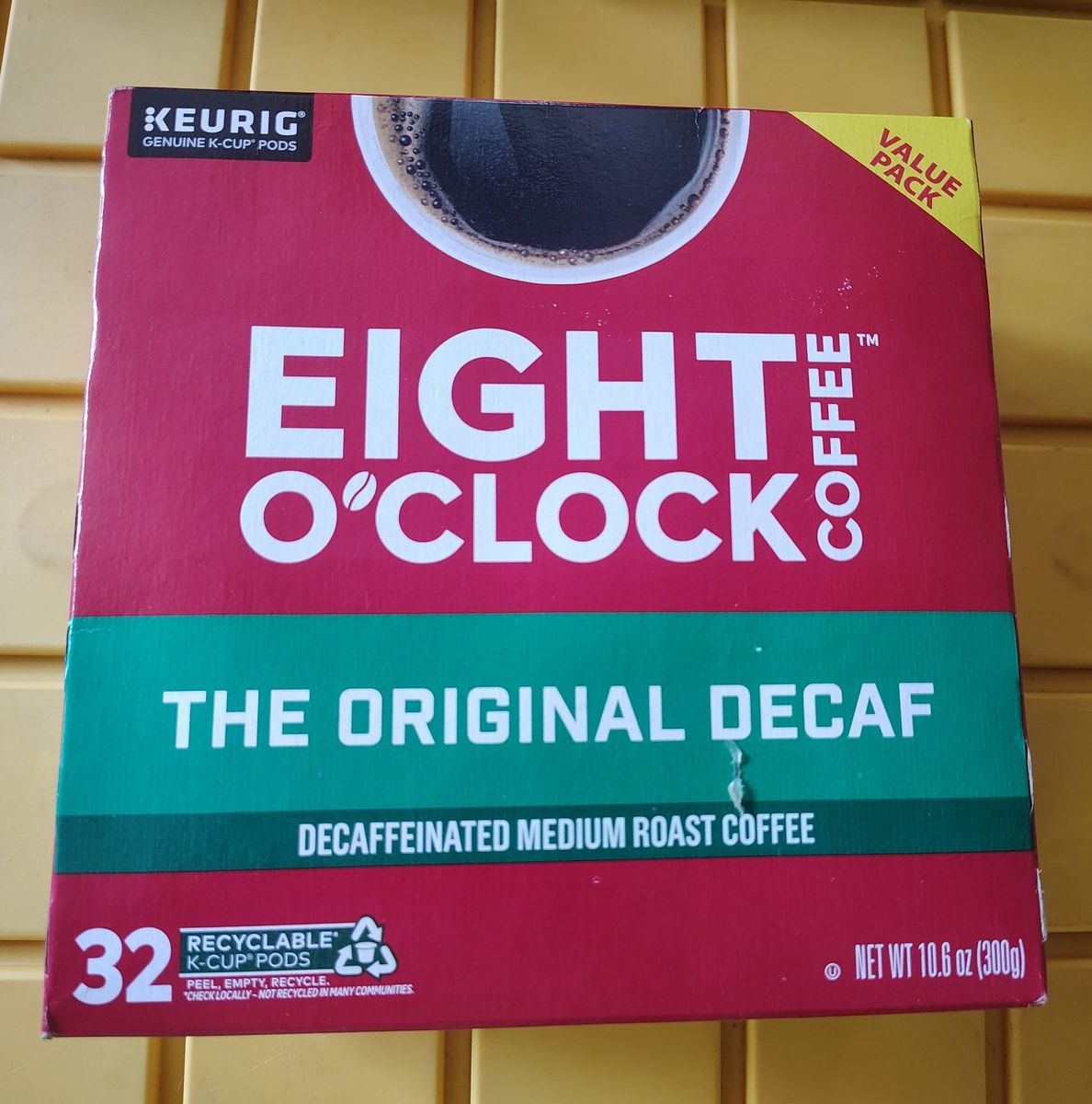 Eight O'Clock Coffee The Original Decaf Keurig K-Cup Pods - 32 Count Box
