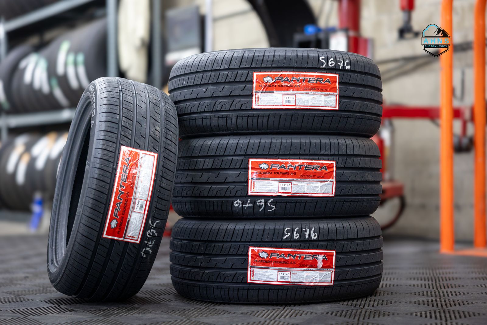 New | 225/50r17 Set of Four | All Season Tires | 225 50 17 Pantera Tires | 60k Mileage Warranty |