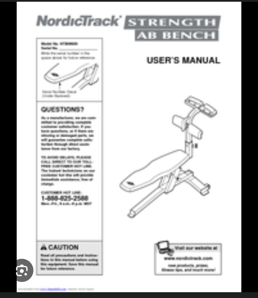 Nordictrack Strength Ab Bench