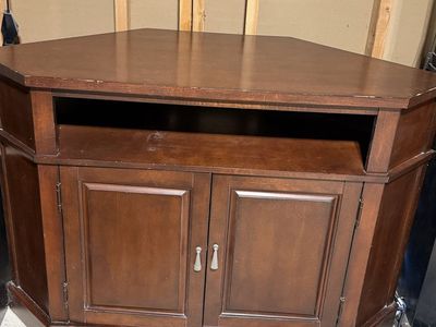 Wood TV stand