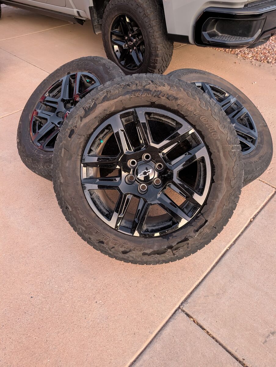 Chevy rims and tires
