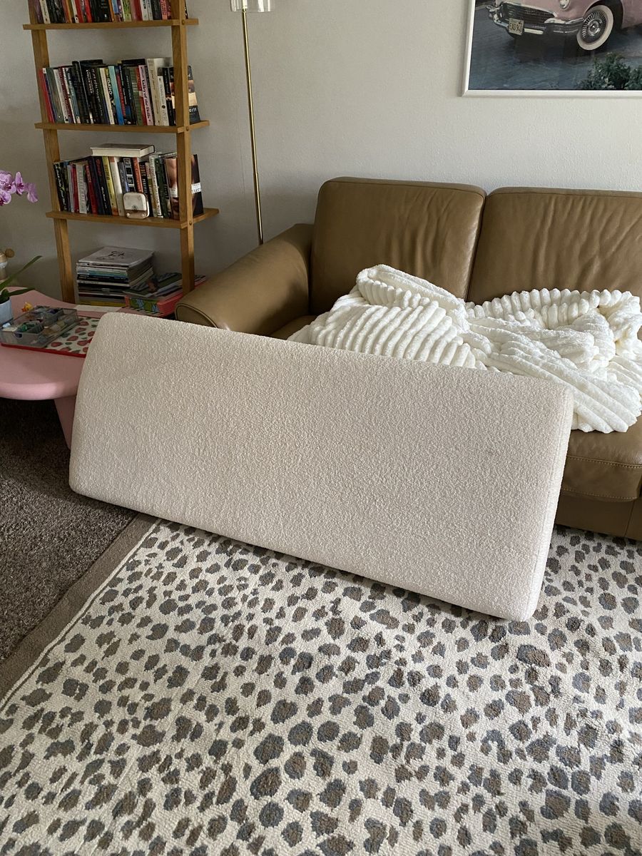 Sherpa headboard brand new!!