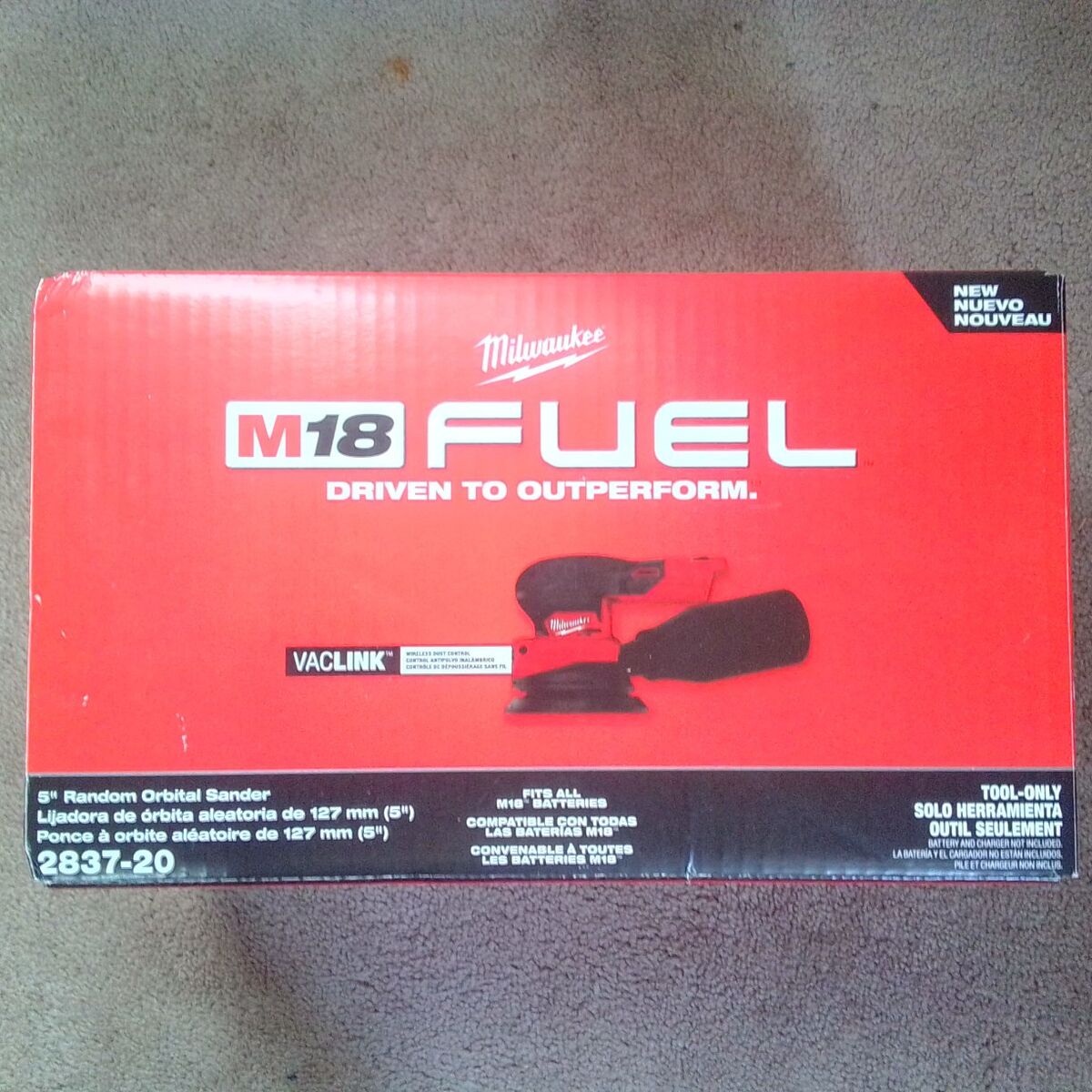 Milwaukee 5" Random Orbital Sander