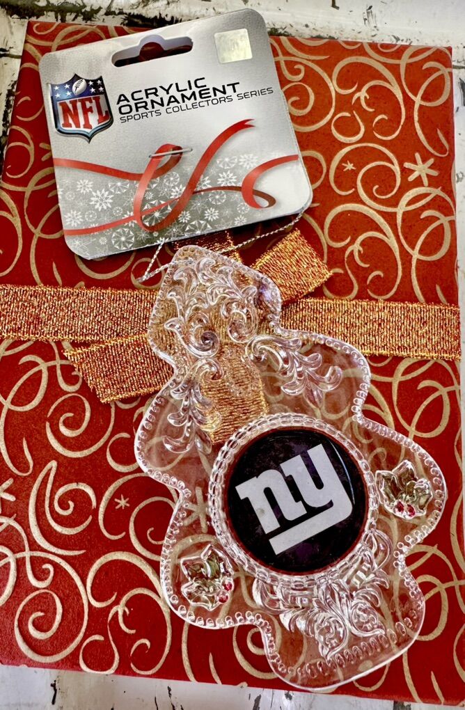 NY Giants Christmas Tree Ornaments