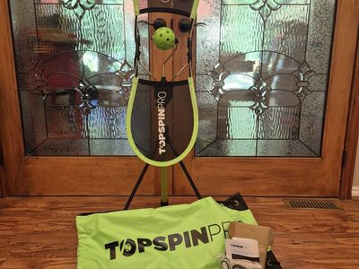 TopspinPro Pickleball Training Aid - Practice Topspin & Forehand/Backhand with Carrying Case