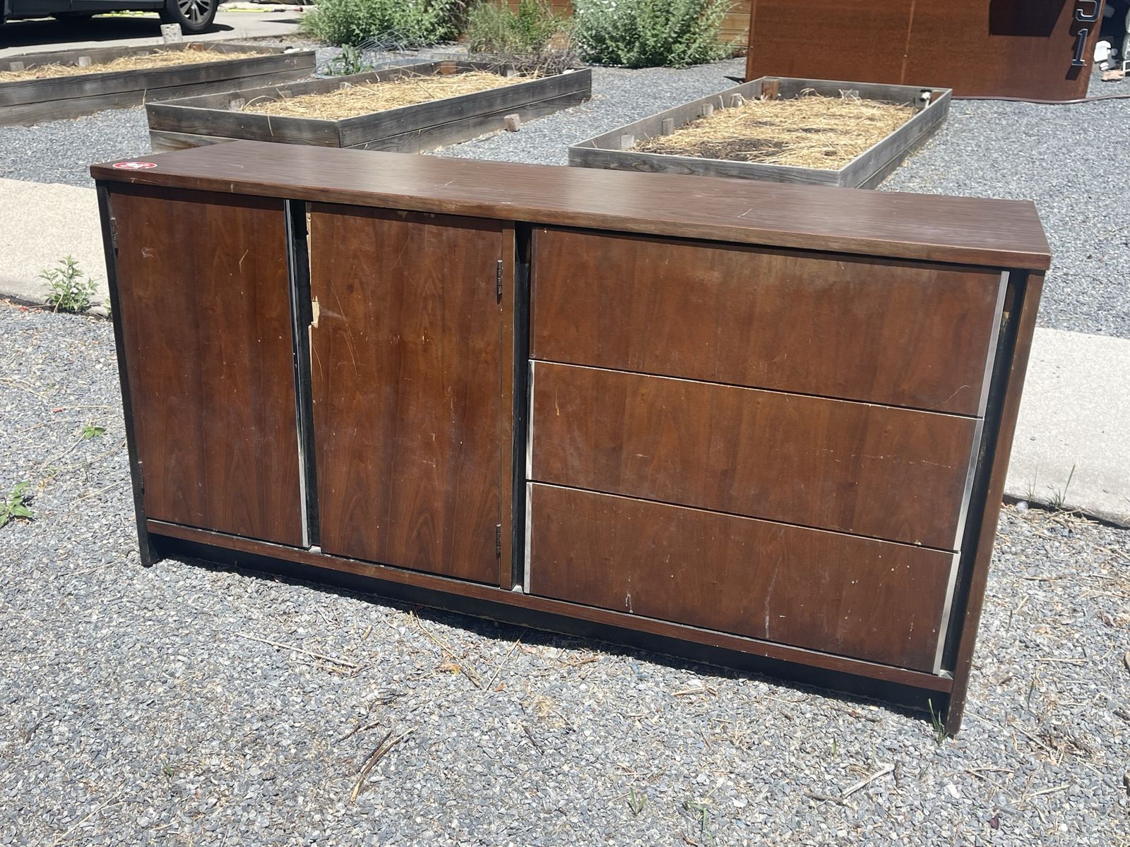 Mid Century Modern Walnut Sideboard