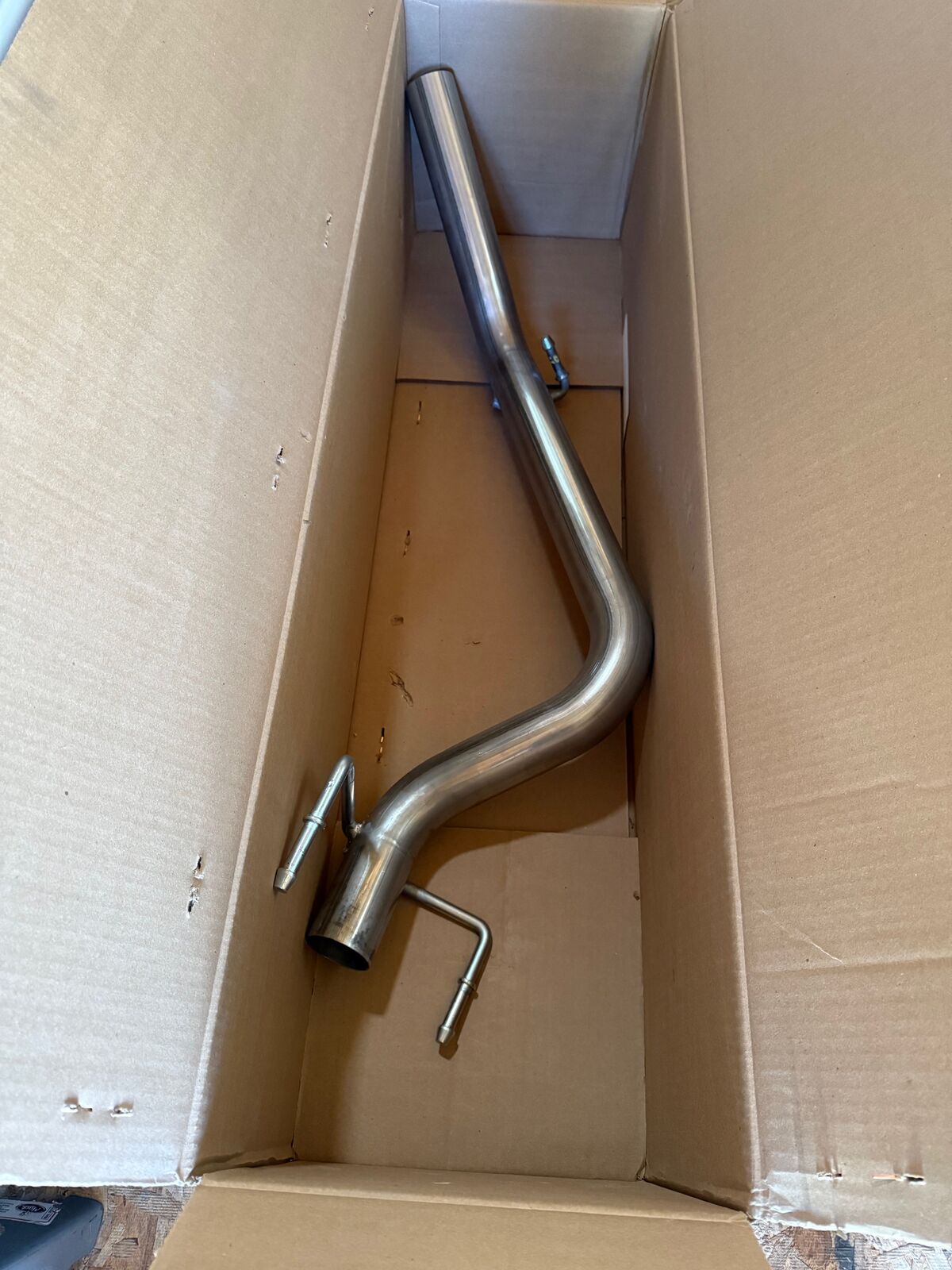 Gibson stainless steel exhaust tail pipe section - New - FREE