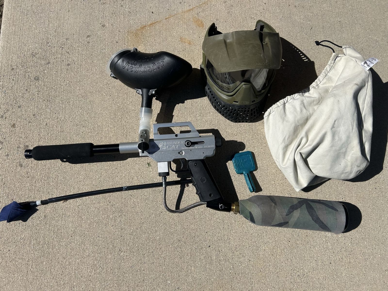 Complete Vintage Paintball Setup – Ready to Play!