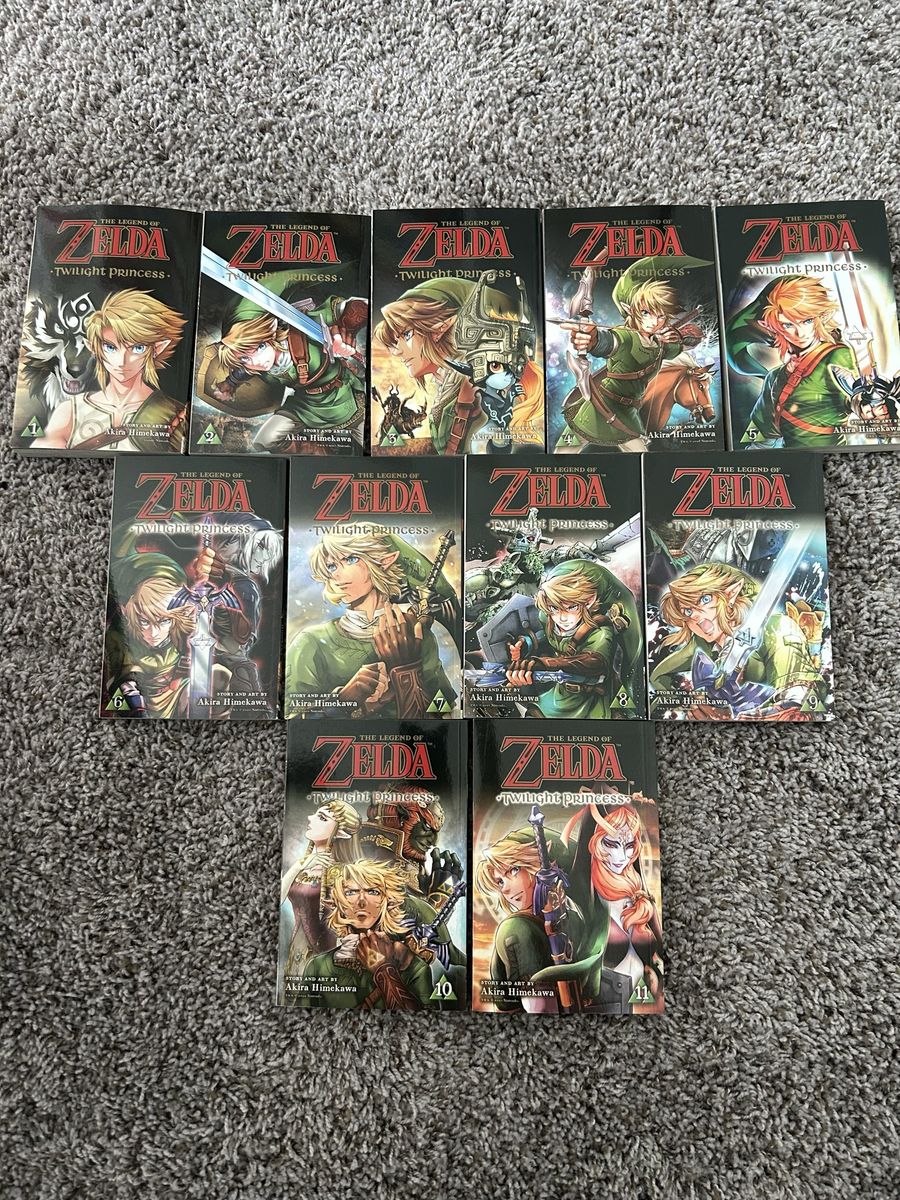 The Legend of Zelda: Twilight Princess Manga Set (Volumes 1-11)
