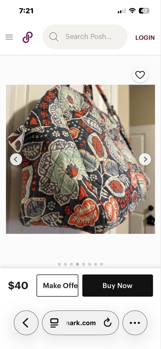 Vera Bradley  Grand Traveler in  Nomadic Floral