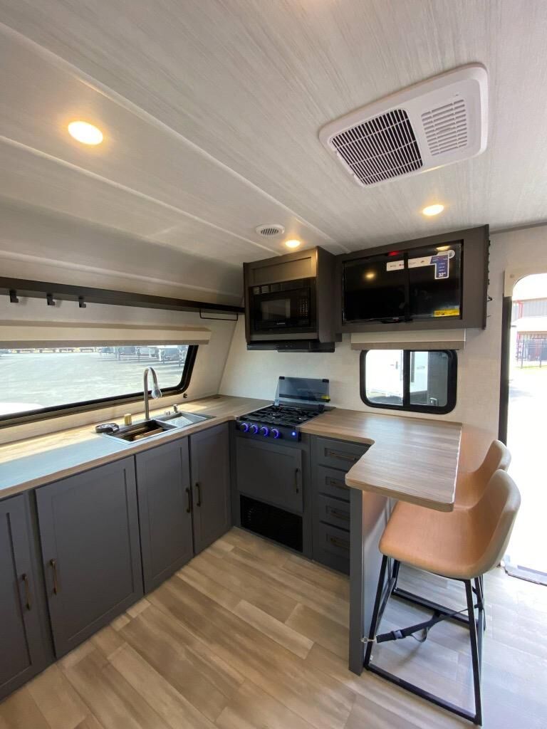 New 2025 Forest River RV IBEX Lightweight with Slide-Out, Solar Panel, and More (20FKDS)