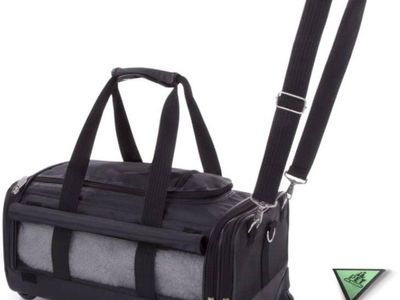 Pet/Dog Carrier, Black, Large, 20.0"L x 12.3"W x 10.5"H