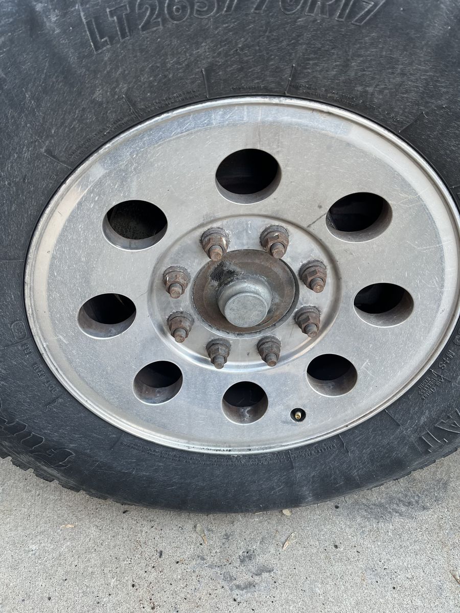 17" wheels and tires 8x170