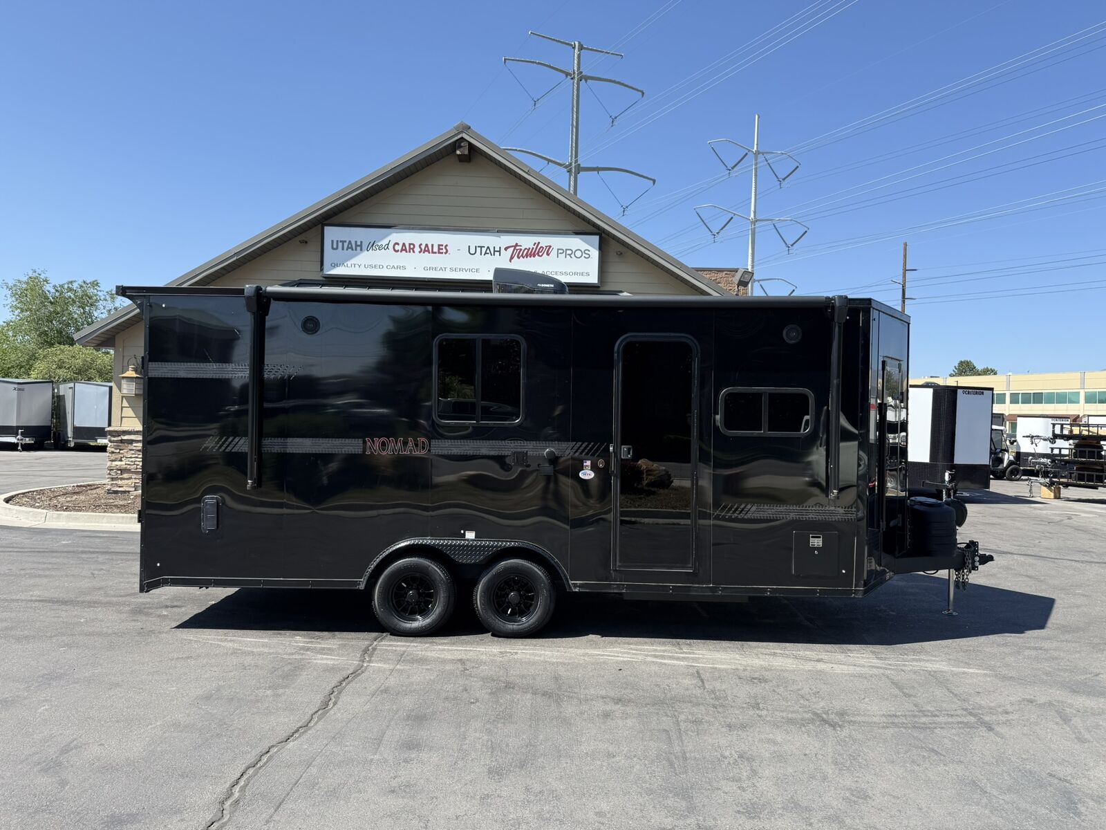 20FK 8.5x20 Stealth NOMAD Toy Hauler Travel Trailer Bumper Pull RV Camper Enclosed Stealth 2025