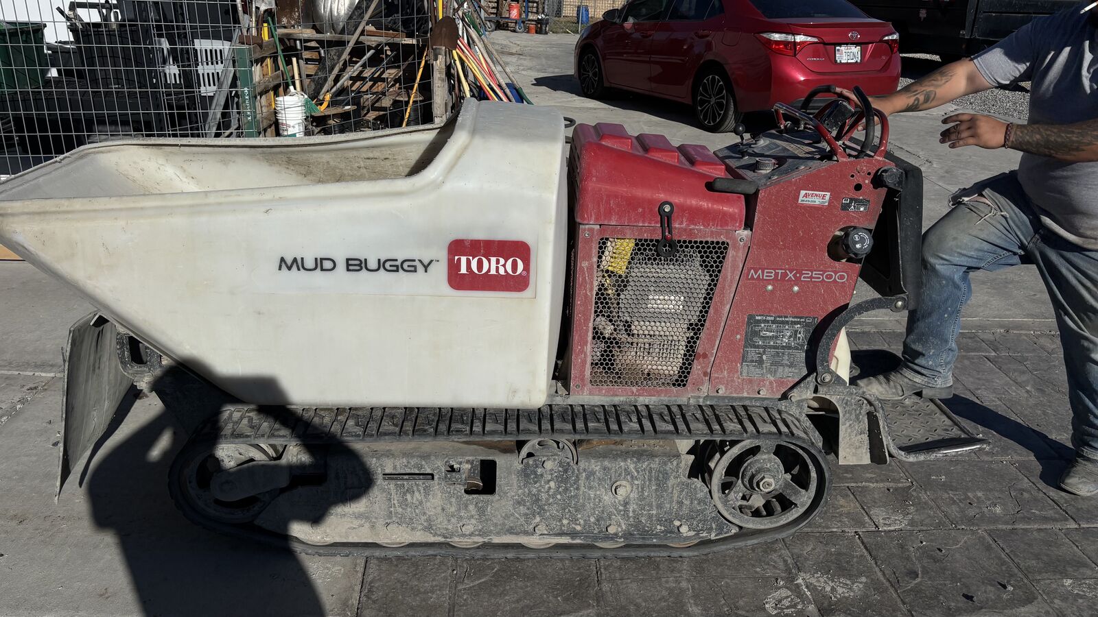 Mud buggy concrete mud buggy