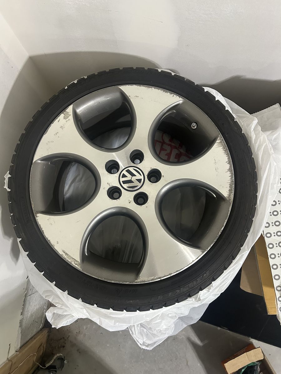 Stock gti wheels with winter tires