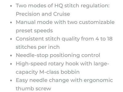 Quilting: HQ Simply Sixteen and frame