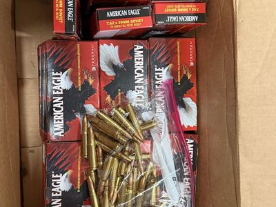 Federal American Eagle 7.62 X 39mm 124 Grain FMJ 500 Rounds