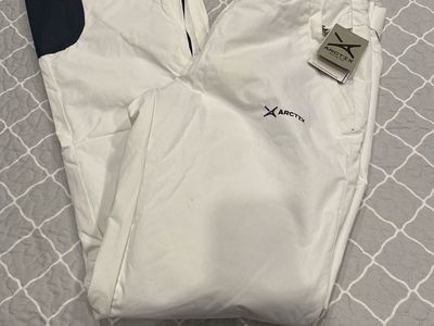 Arctix Women's White Insulated Snow Ski Pants Medium 33L NWT