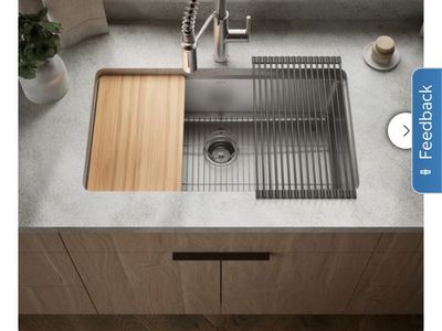 Kohler Kitchen Sink Kit with Faucet and Accessories