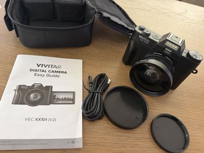 Vivitar VEC-X101 Digital Camera with Accessories