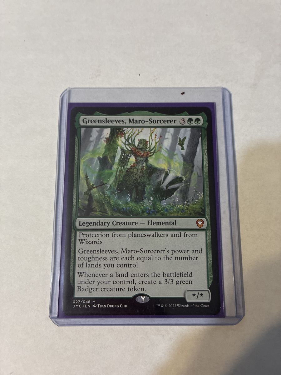 Magic: The Gathering Greensleeves, Maro-Sorcerer (DMC) 027/048 M Legendary Creature Elemental