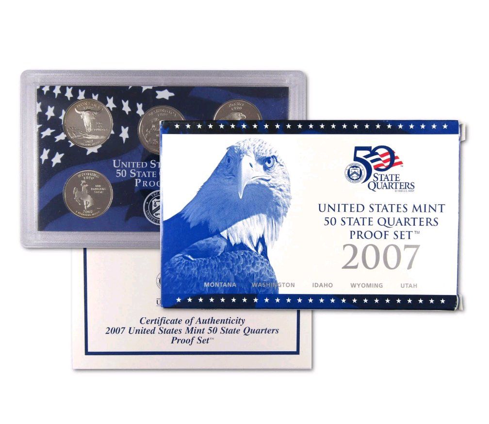 Multiple Years US Mint 50 State Quarters Proof Set