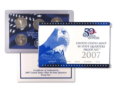 Multiple Years US Mint 50 State Quarters Proof Set
