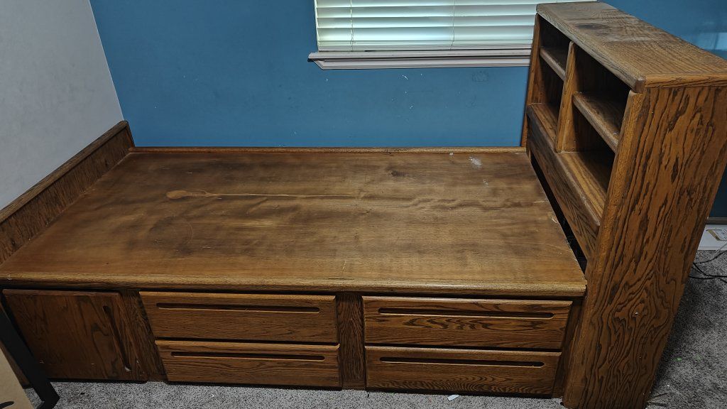 twin captain bed