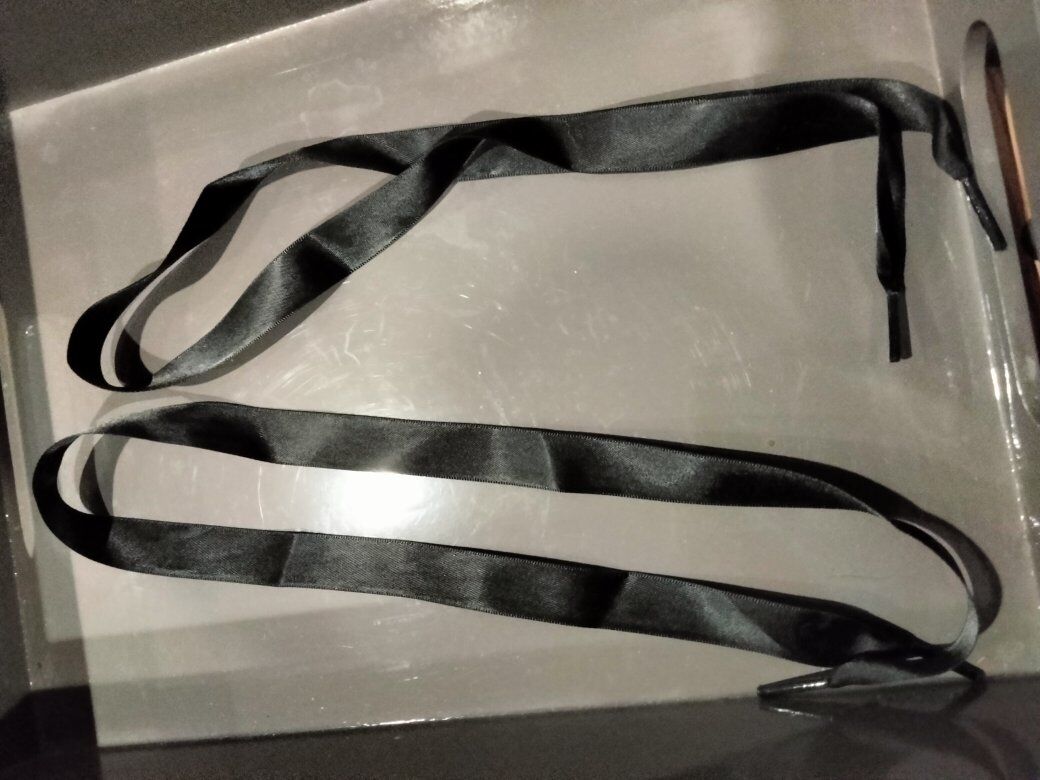 WEGOODZF Flat Satin Shoelaces