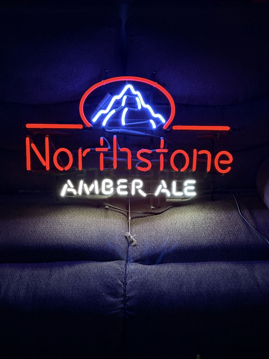Northstone Amber Ale Vintage Bar Neon Beer Sign Illuminated Display