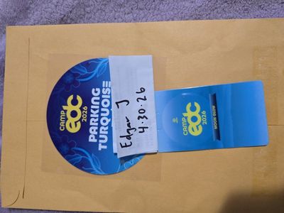 EDC 2026 moonglow tent camping pass