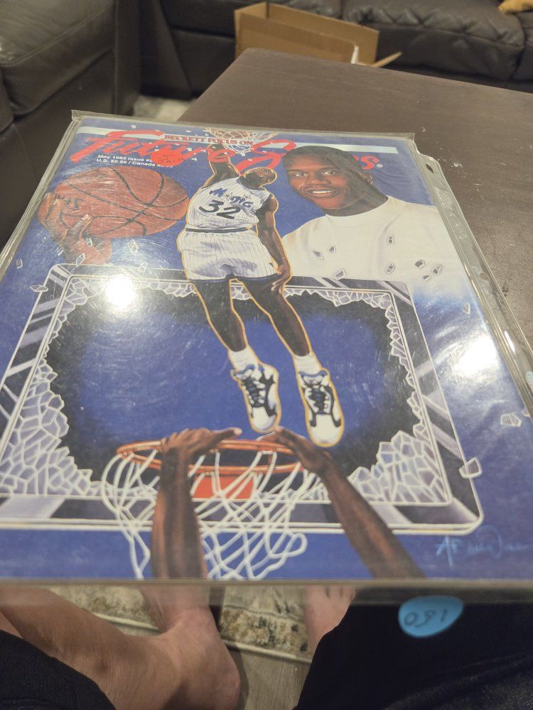 Beckett Focus On Basketball Magazine May 1993 Shaq Cover Issue #4 Card Collector's Guide