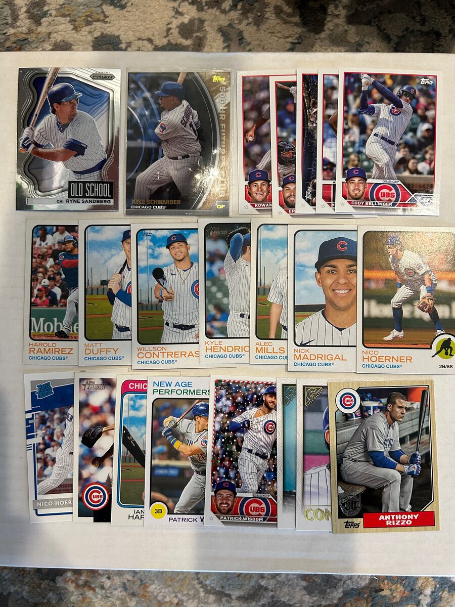 500+ Chicago Cubs Baseball Cards