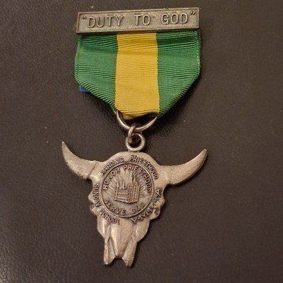 Vintage LDS Medal 1960s Sterling