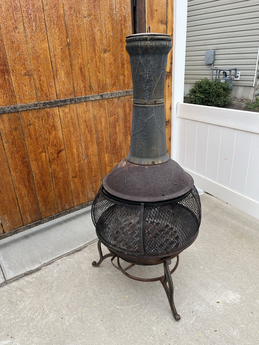 Chiminea Fire Pit Very Heavy