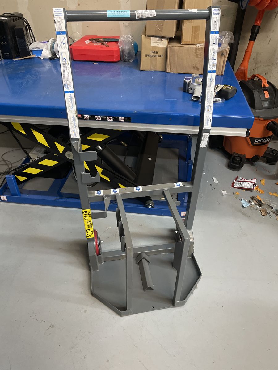 Metaltech I-SCDPL Drywall Panel Lift Hoist Transport Cart - New Open Box