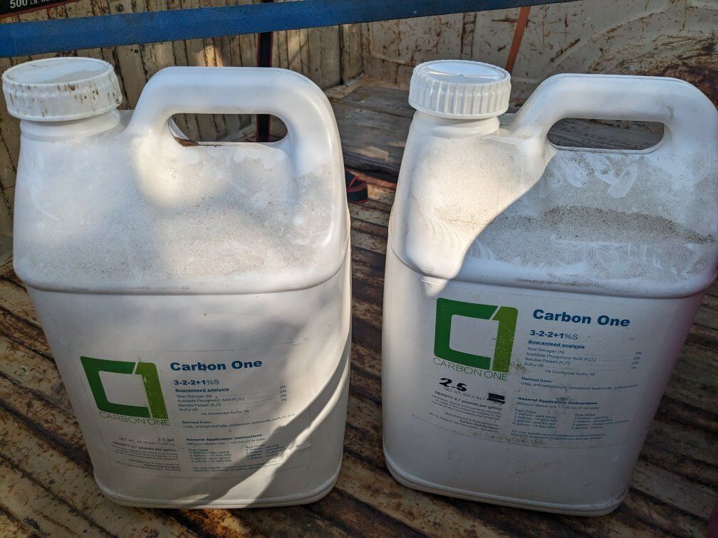 Row Crop fertilizer orchard C1 carbon grass