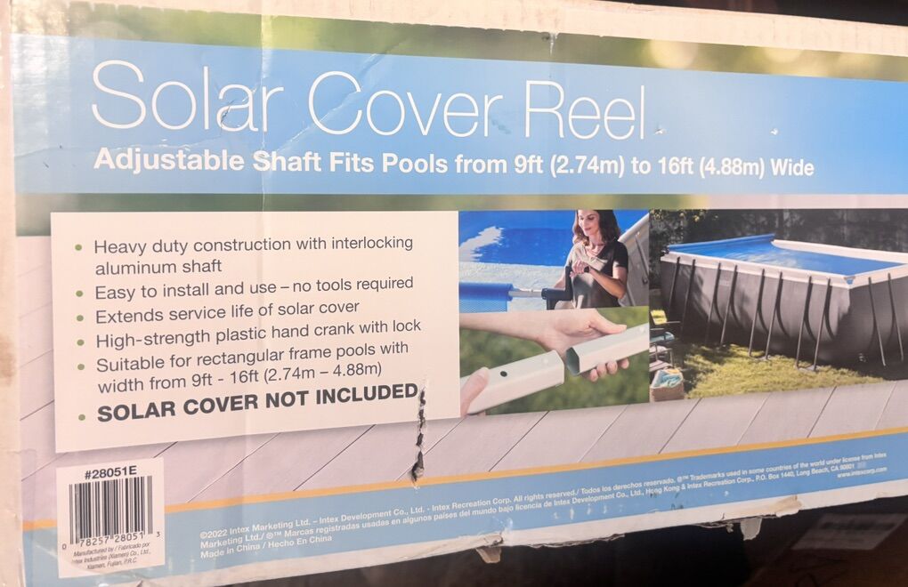 Intex Solar Cover Reel For Rectangular Pool 9'-16'