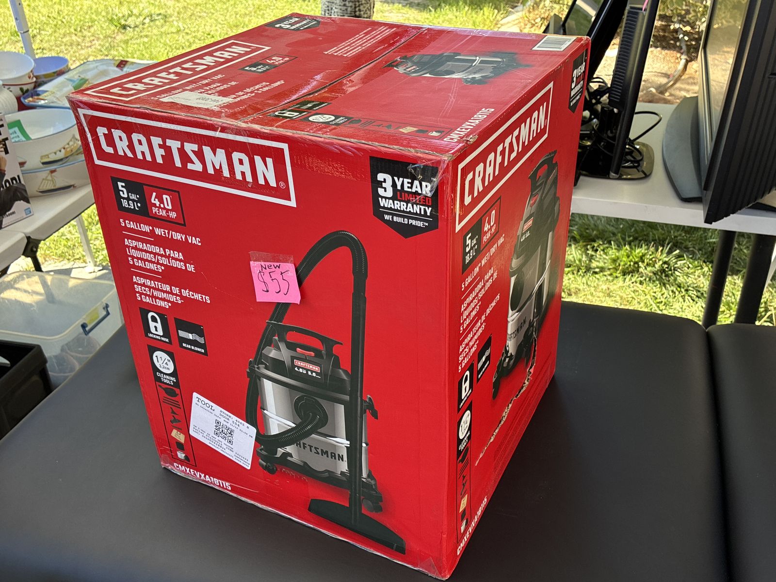 NEW Craftsman 5-Gallon Wet/Dry Shop Vacuum