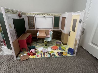 Our Generation Awesome Academy School Room & Locker Set - Dollhouse Playset with Accessories