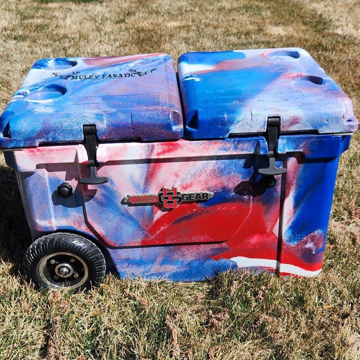 Wyld Gear 50 Qt Dual Zone Wheeled Hard Cooler EXC